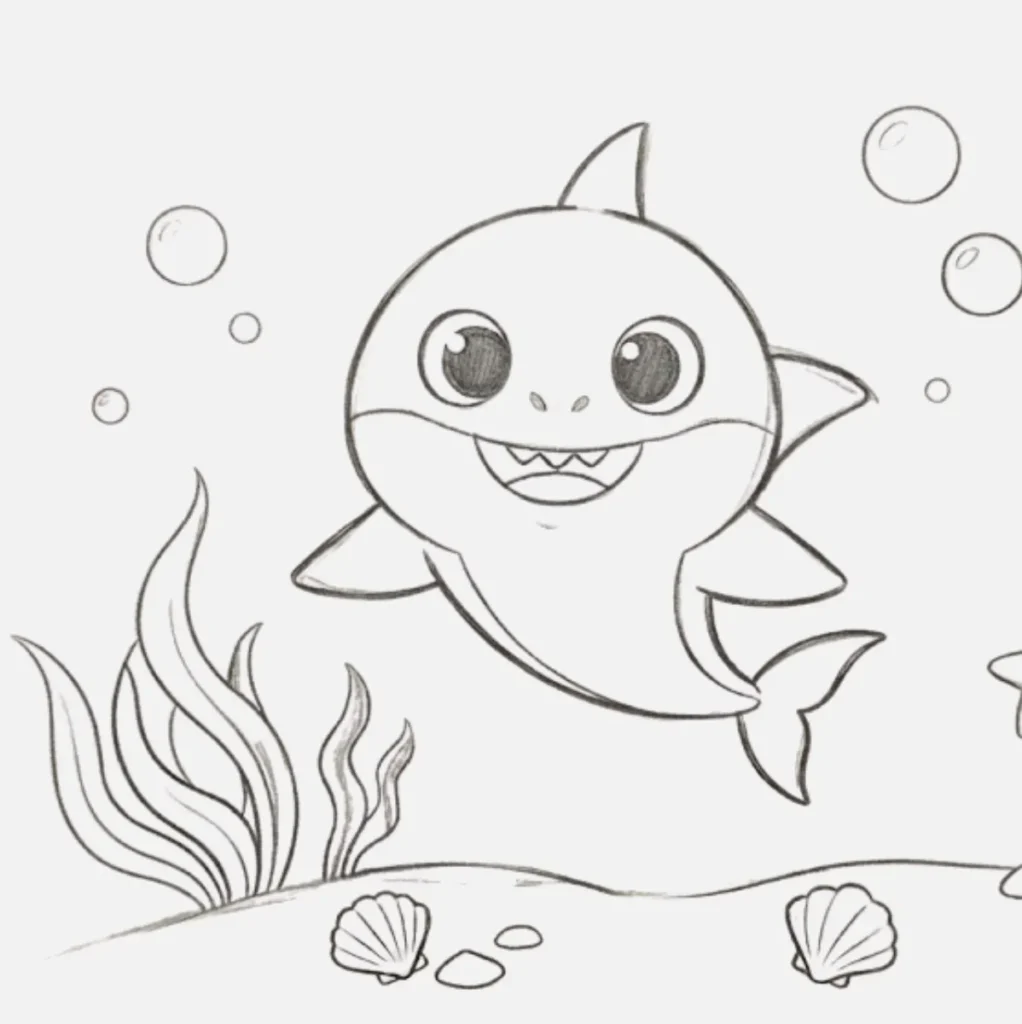 Baby Shark Drawing