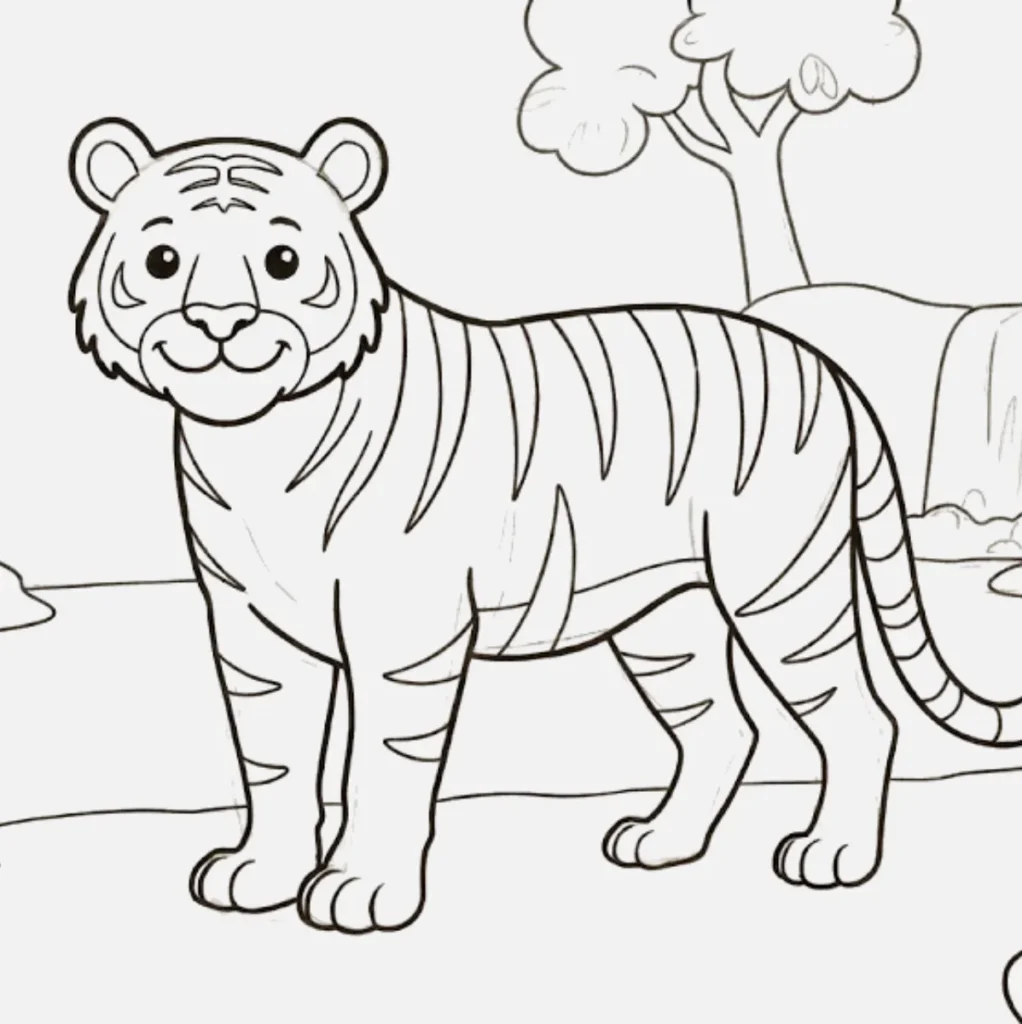 Bengal Tiger Drawing