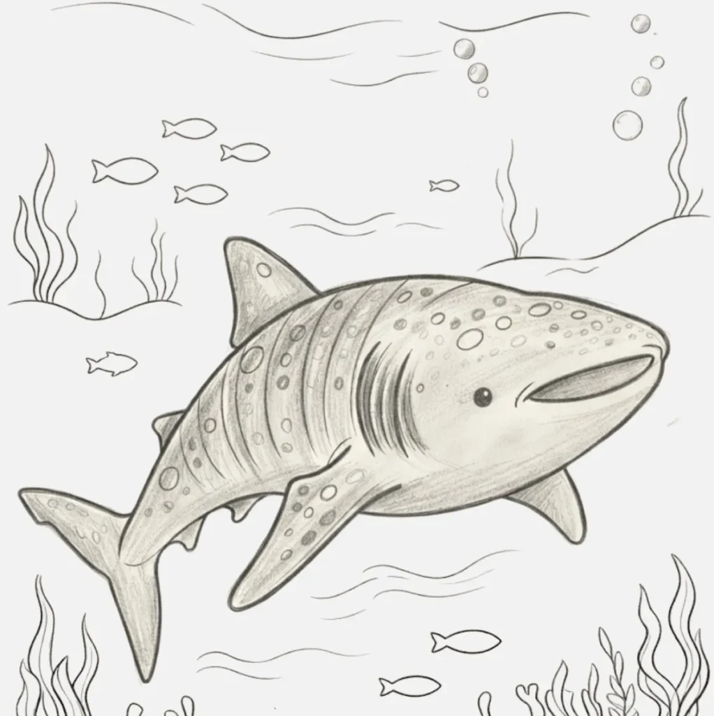 Whale Shark Drawing